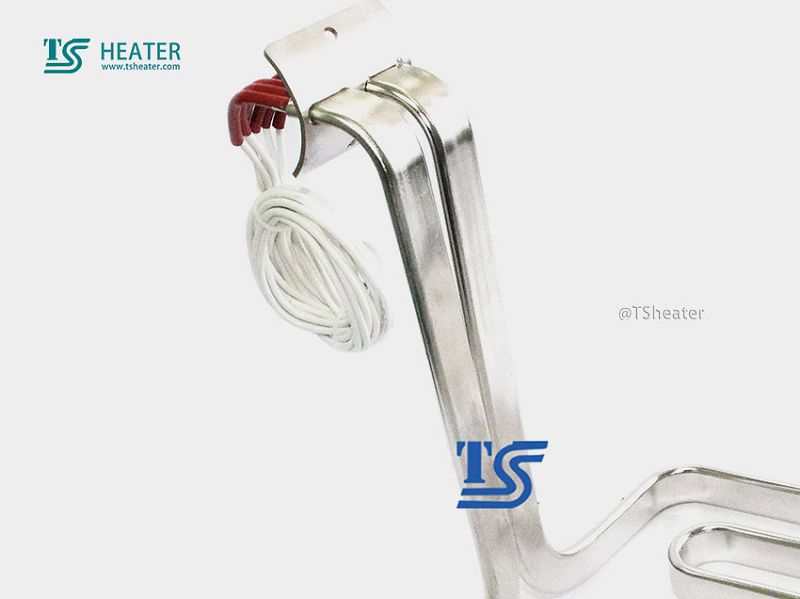 Flat tubular heater element