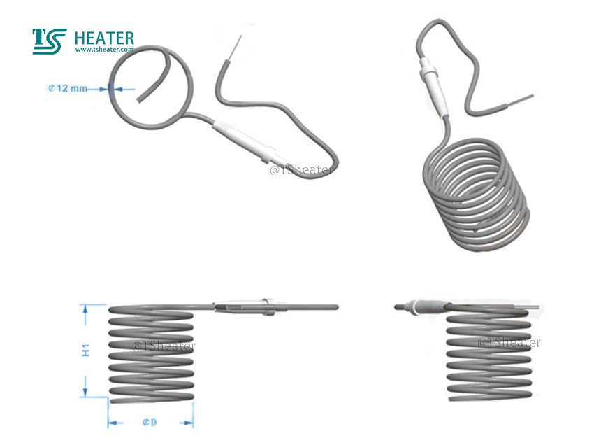 PTFE Single Tubular Spiral Heaters (4)